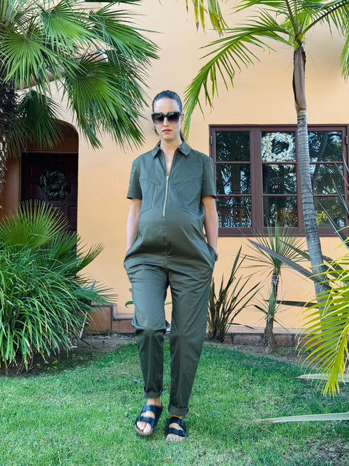 Spring / Fall Maternity / Post-Maternity Jumpsuit