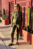 Moroccan Blue Fall Jumpsuit